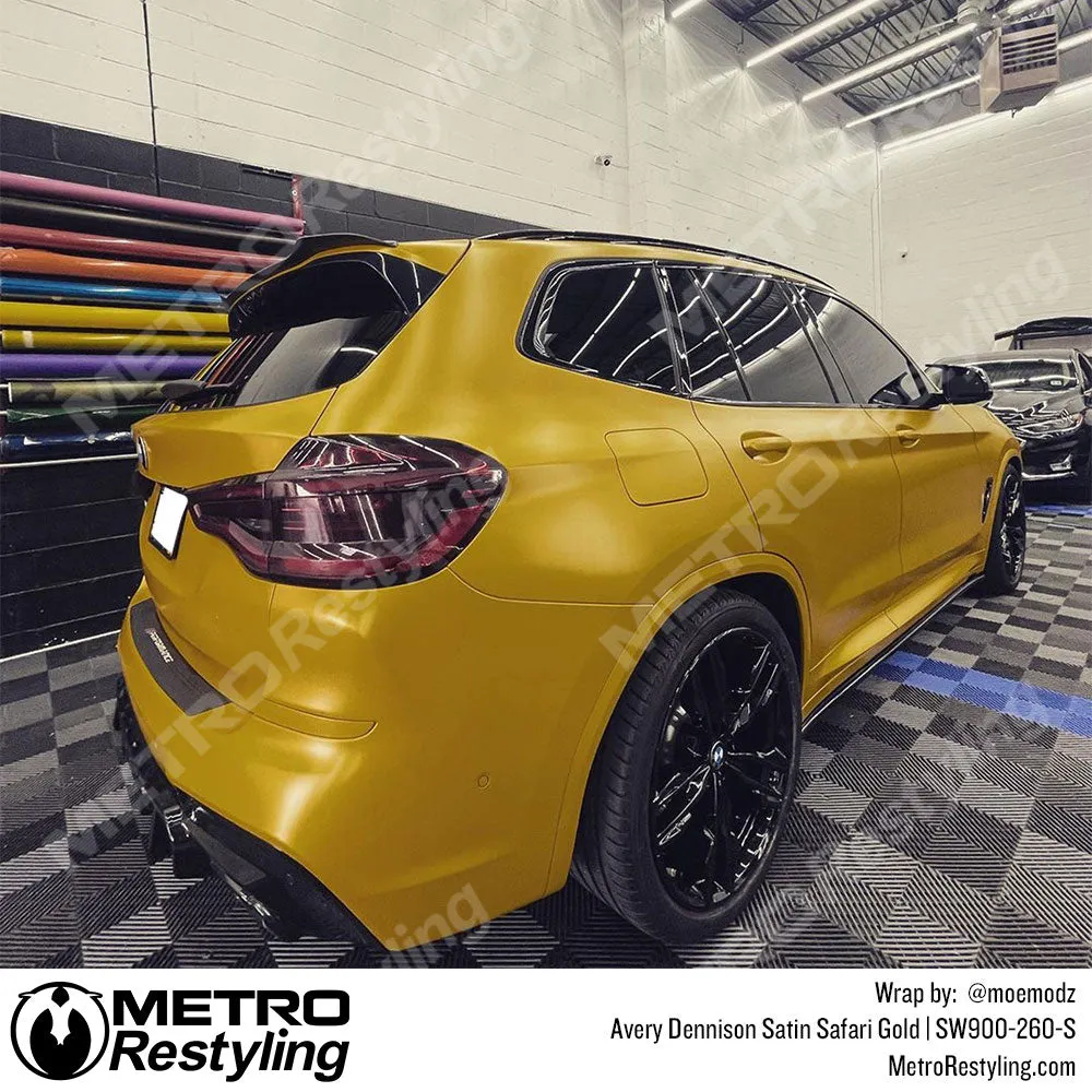 Avery Dennison SW900 Satin Safari Gold Vinyl Wrap | SW900-260-S