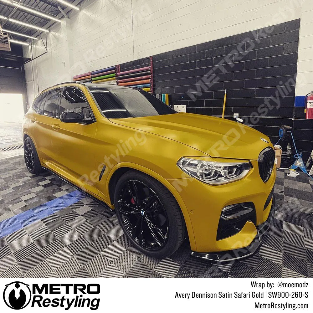 Avery Dennison SW900 Satin Safari Gold Vinyl Wrap | SW900-260-S