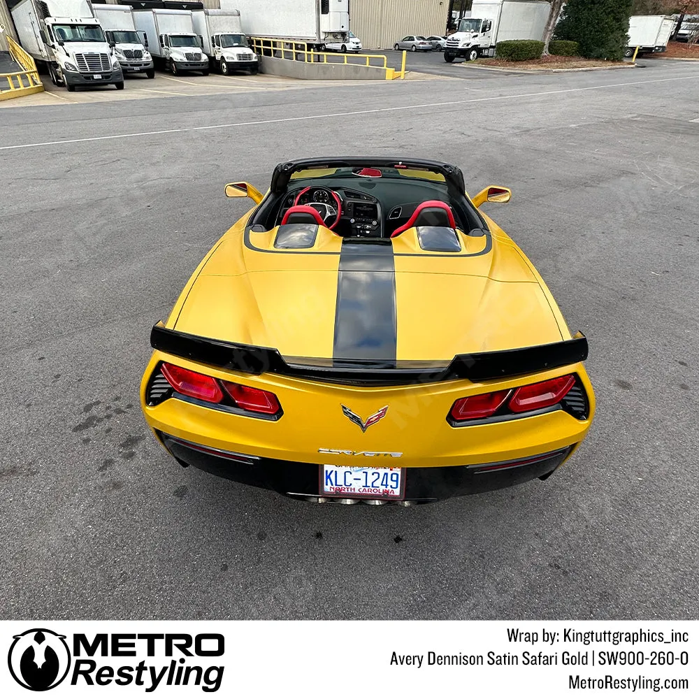 Avery Dennison SW900 Satin Safari Gold Vinyl Wrap | SW900-260-S