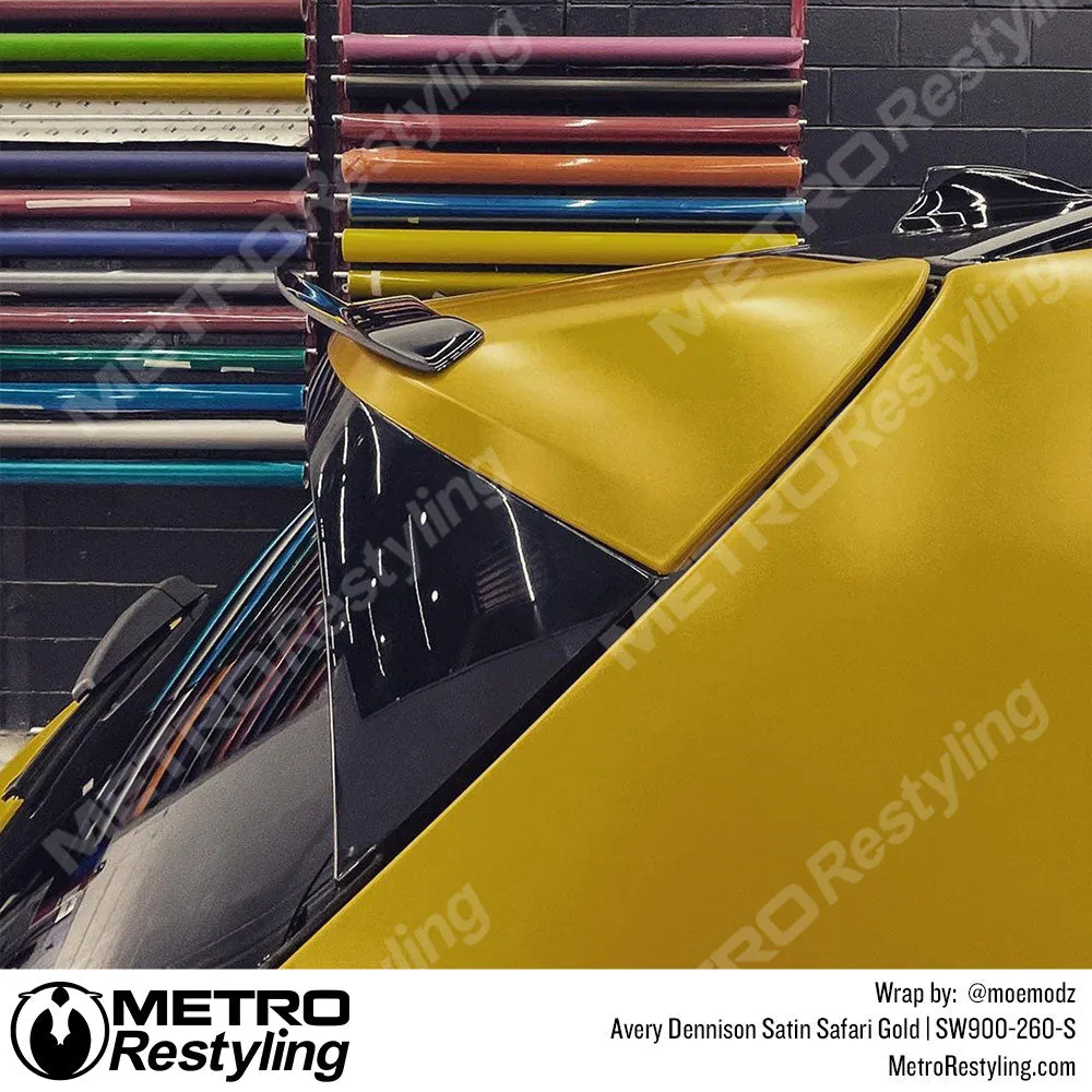 Avery Dennison SW900 Satin Safari Gold Vinyl Wrap | SW900-260-S