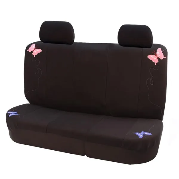 Butterfly Seat Covers - Full Set Black