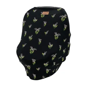 Car Seat Cover in Midnight Lily