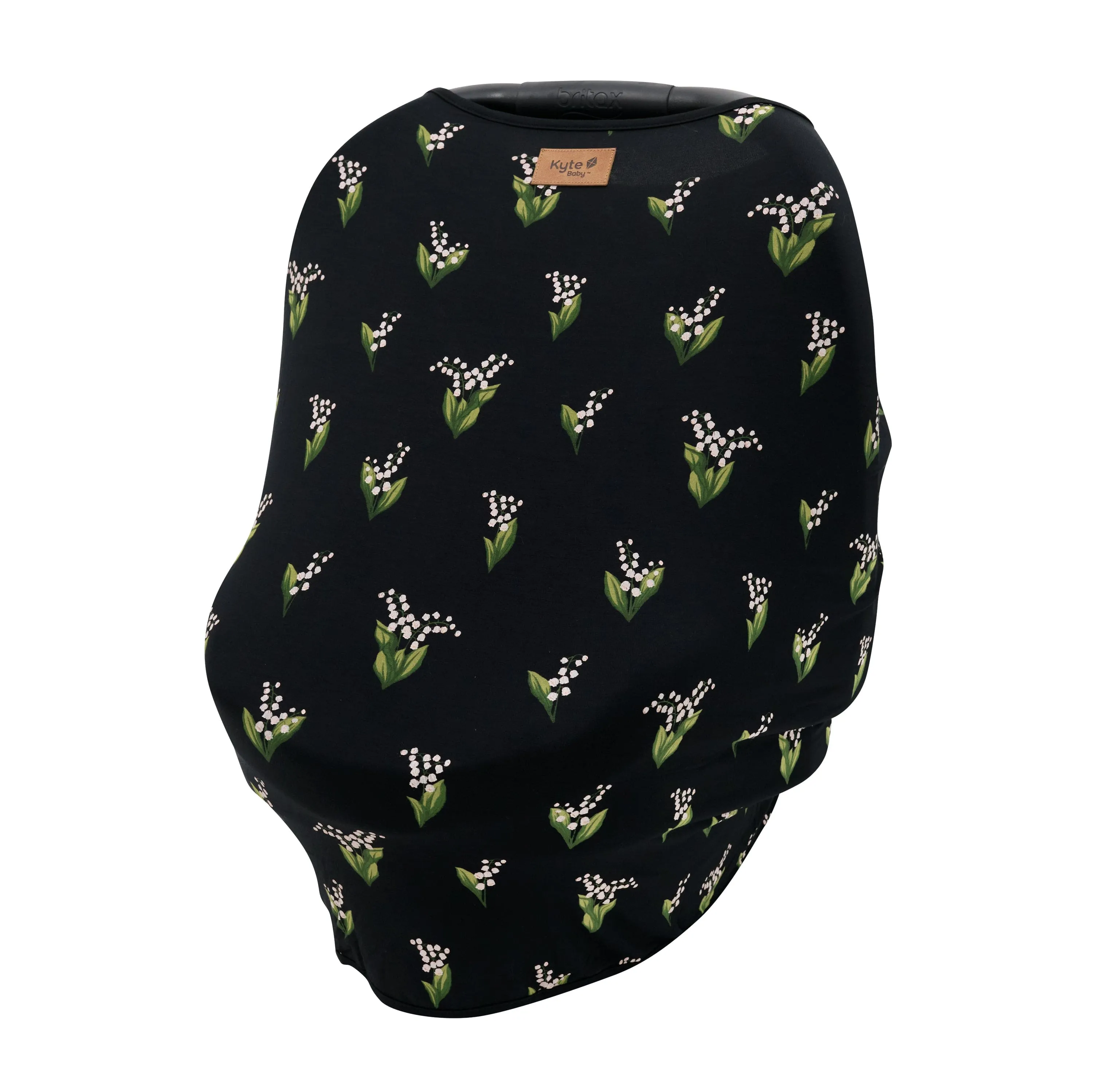 Car Seat Cover in Midnight Lily