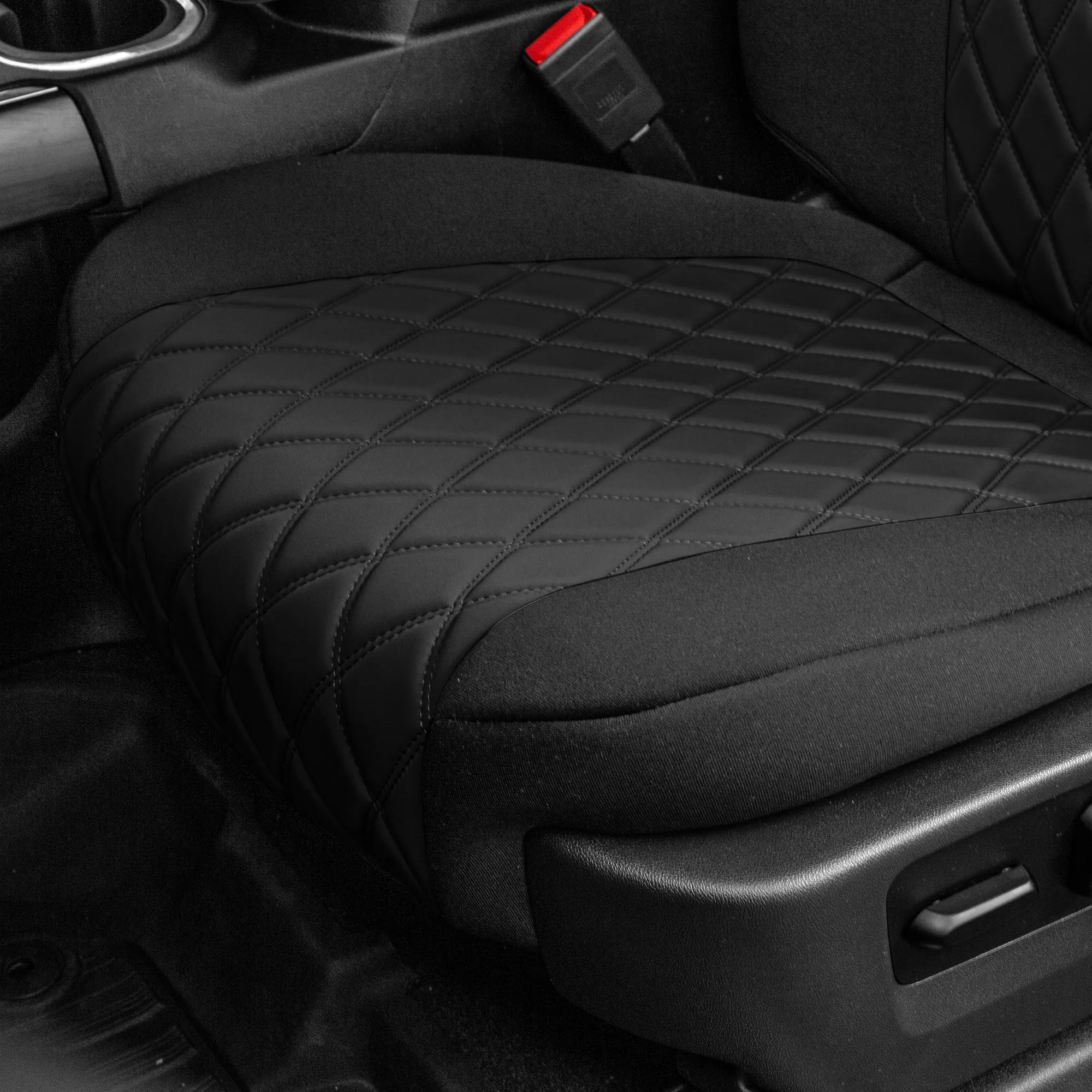 Chevrolet Silverado 1500 2500HD 3500HD WT | LT  2019 - 2023 - Full Set Seat Covers - Black Ultraflex Neoprene