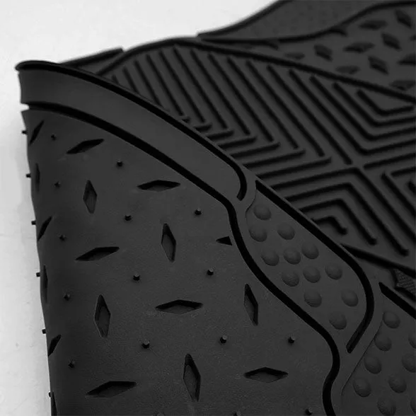 ClimaProof Trimmable Non-Slip Vinyl Floor Mats - 3 Row Black