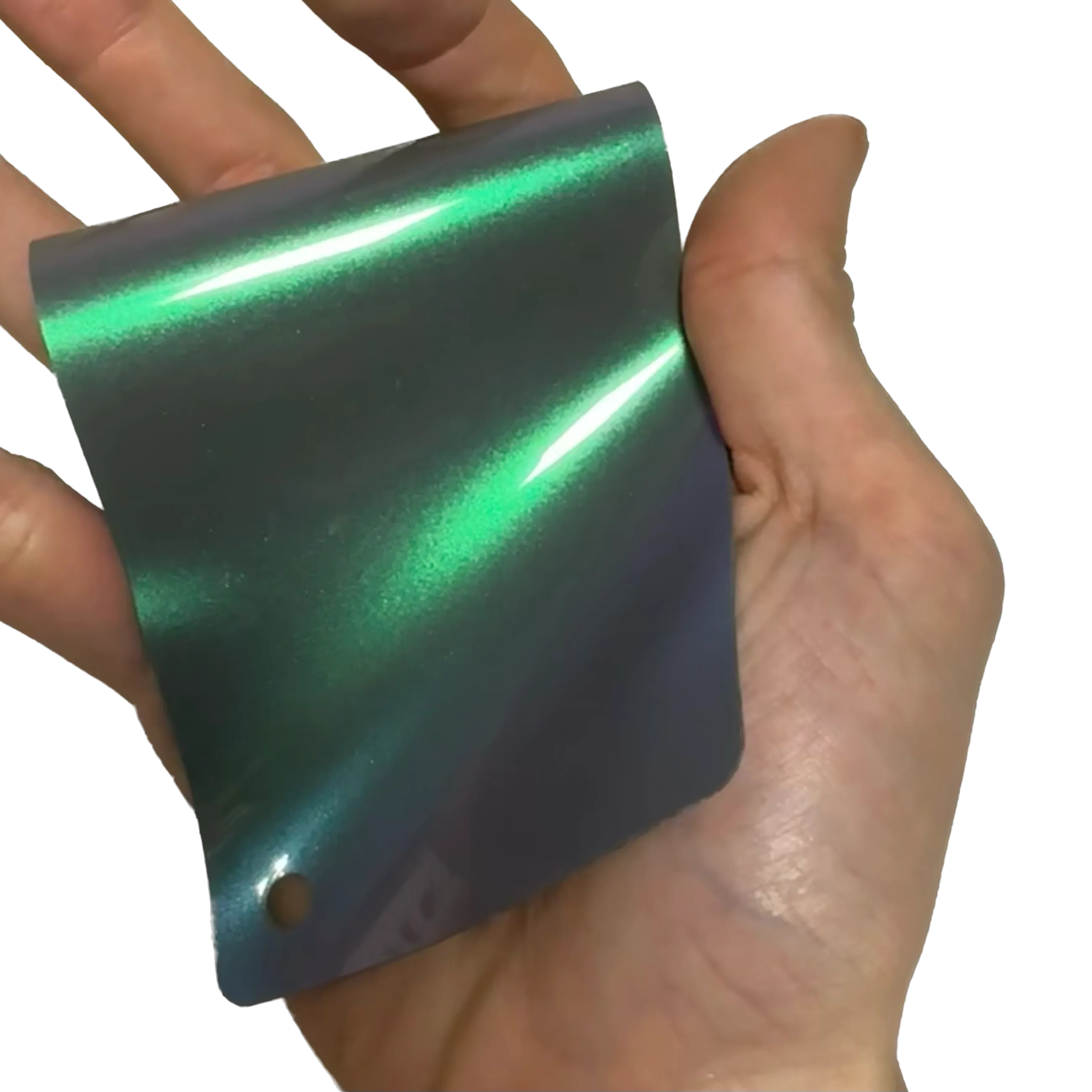 Color Shift Metallic Purple Green Car Wrap
