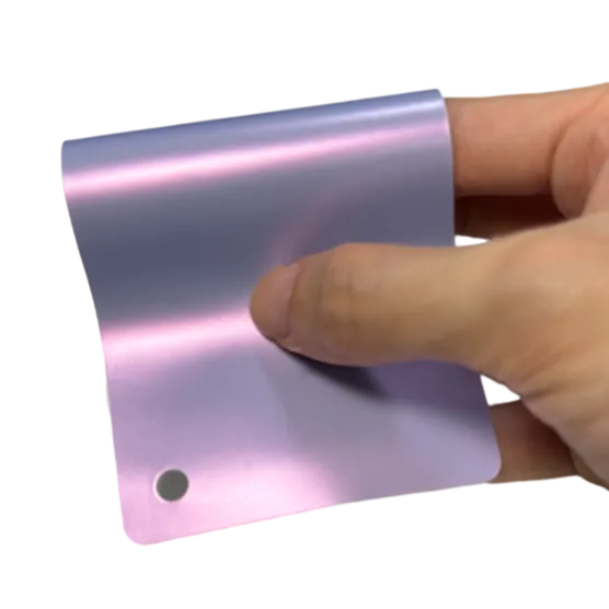 Color Shift Satin Blue Pink Vinyl Wrap
