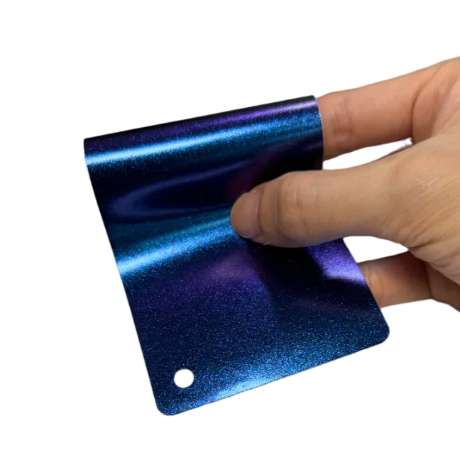 Color Shift Satin Purple Red Vinyl Wrap