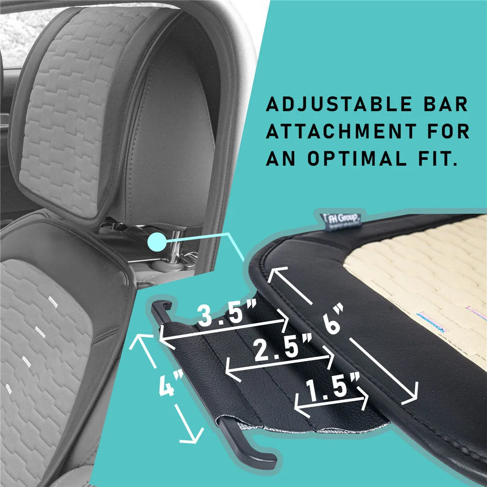 Colorful Ultra Car Seat Cushions - Front Set Blue