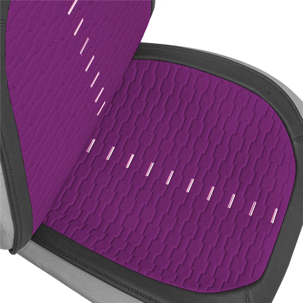 Colorful Ultra Car Seat Cushions - Front Set Purple