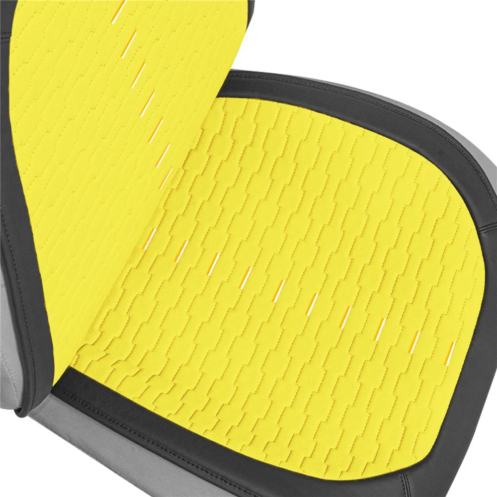 Colorful Ultra Car Seat Cushions - Front Set Yellow