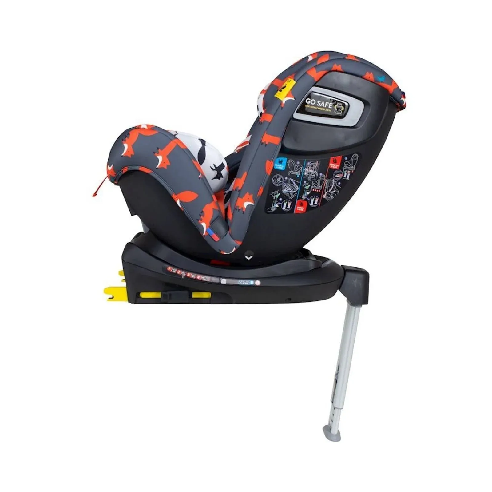 Cosatto All in All 360 Rotate i-Size Car Seat - Charcoal Mister Fox
