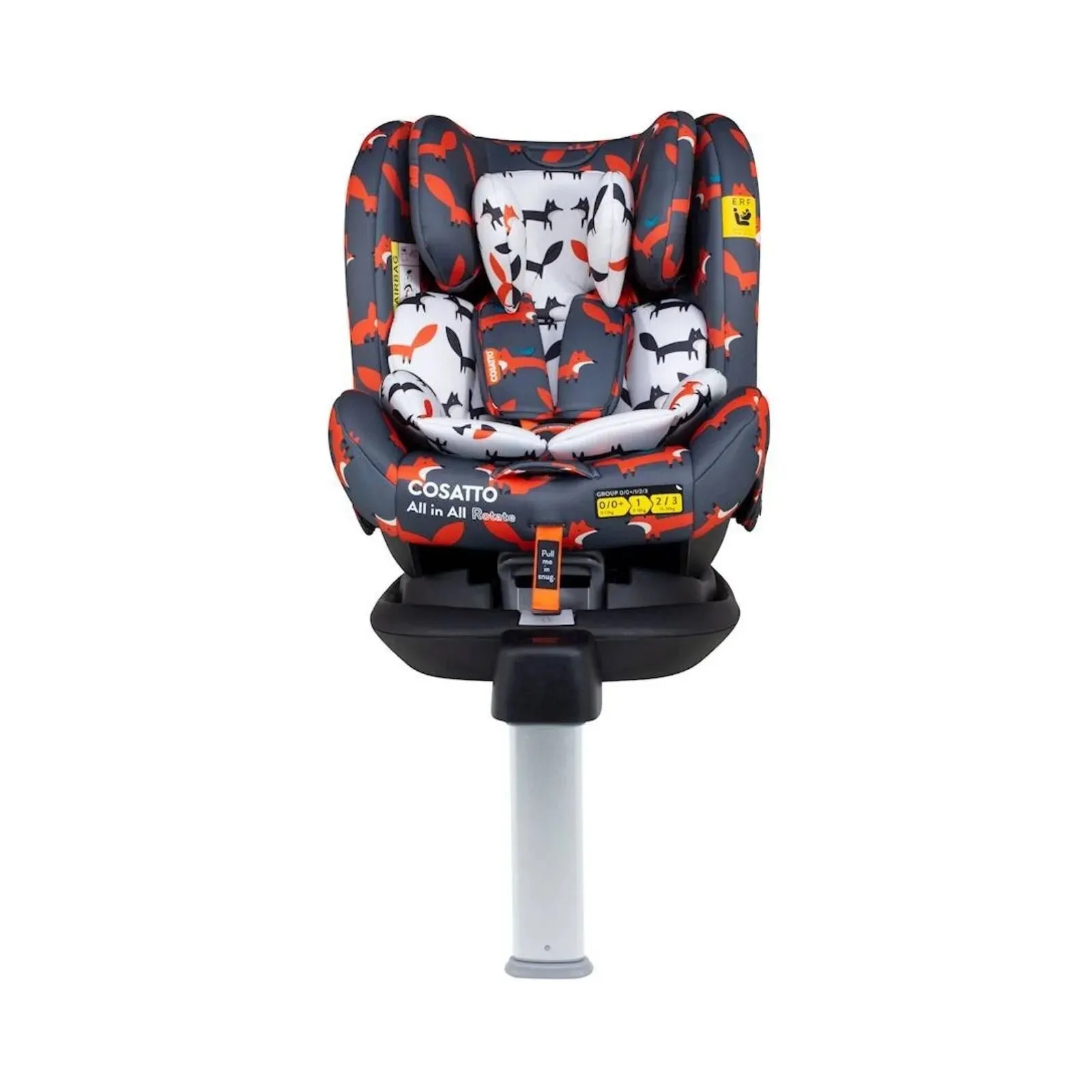 Cosatto All in All 360 Rotate i-Size Car Seat - Charcoal Mister Fox