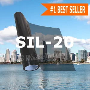 Deluxe Silver Window Tinting Film 20% VLT