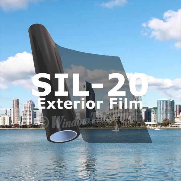 Exterior Deluxe Silver Window Tinting Film 20% VLT