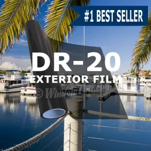 Exterior Dual Reflective Window Tinting Film 20% VLT