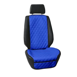 Faux Leather Seat Protectors - 1Pk Front Blue