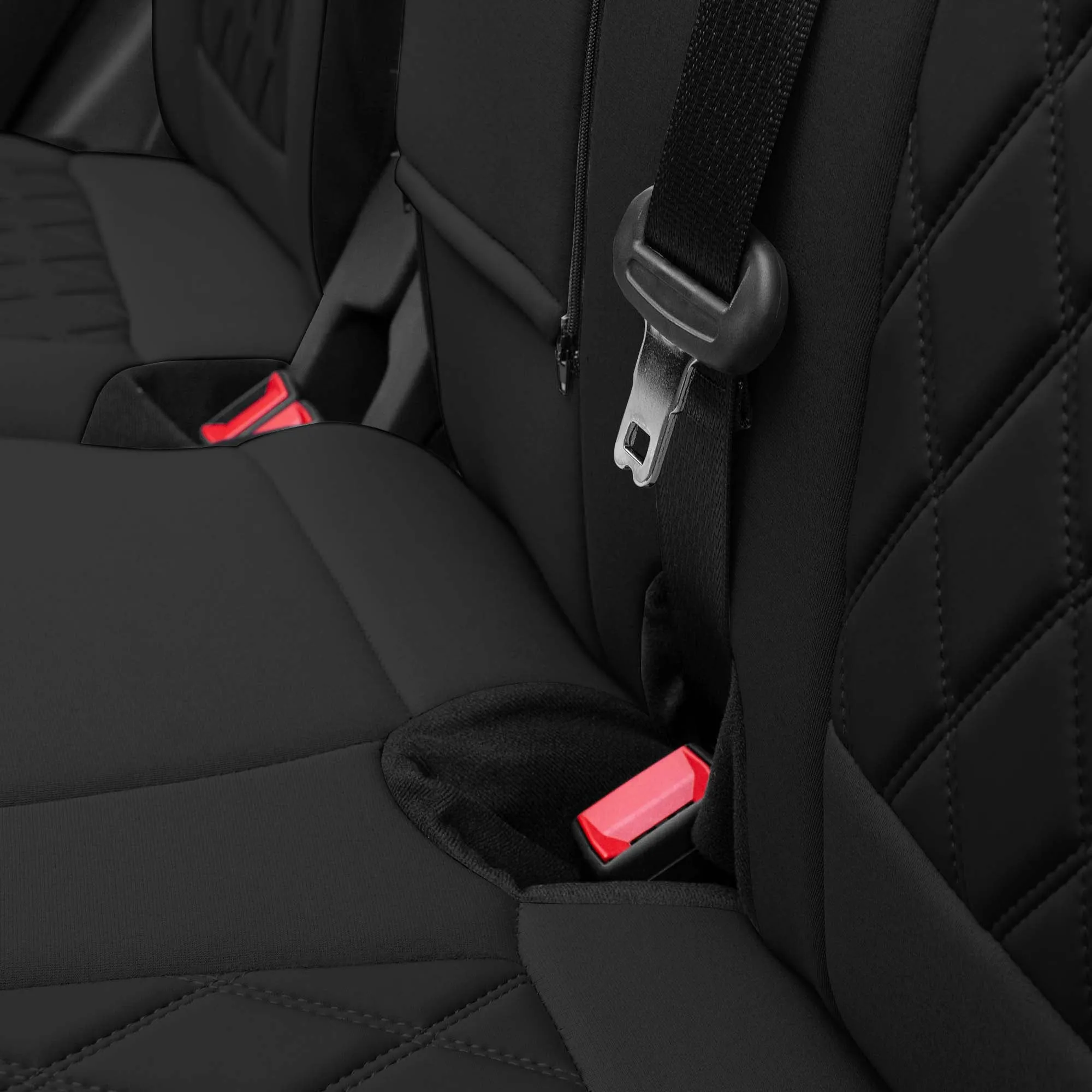 Ford Bronco Full Size SUV 2021-2024 - Full Set Seat Covers  - Black Ultraflex Neoprene