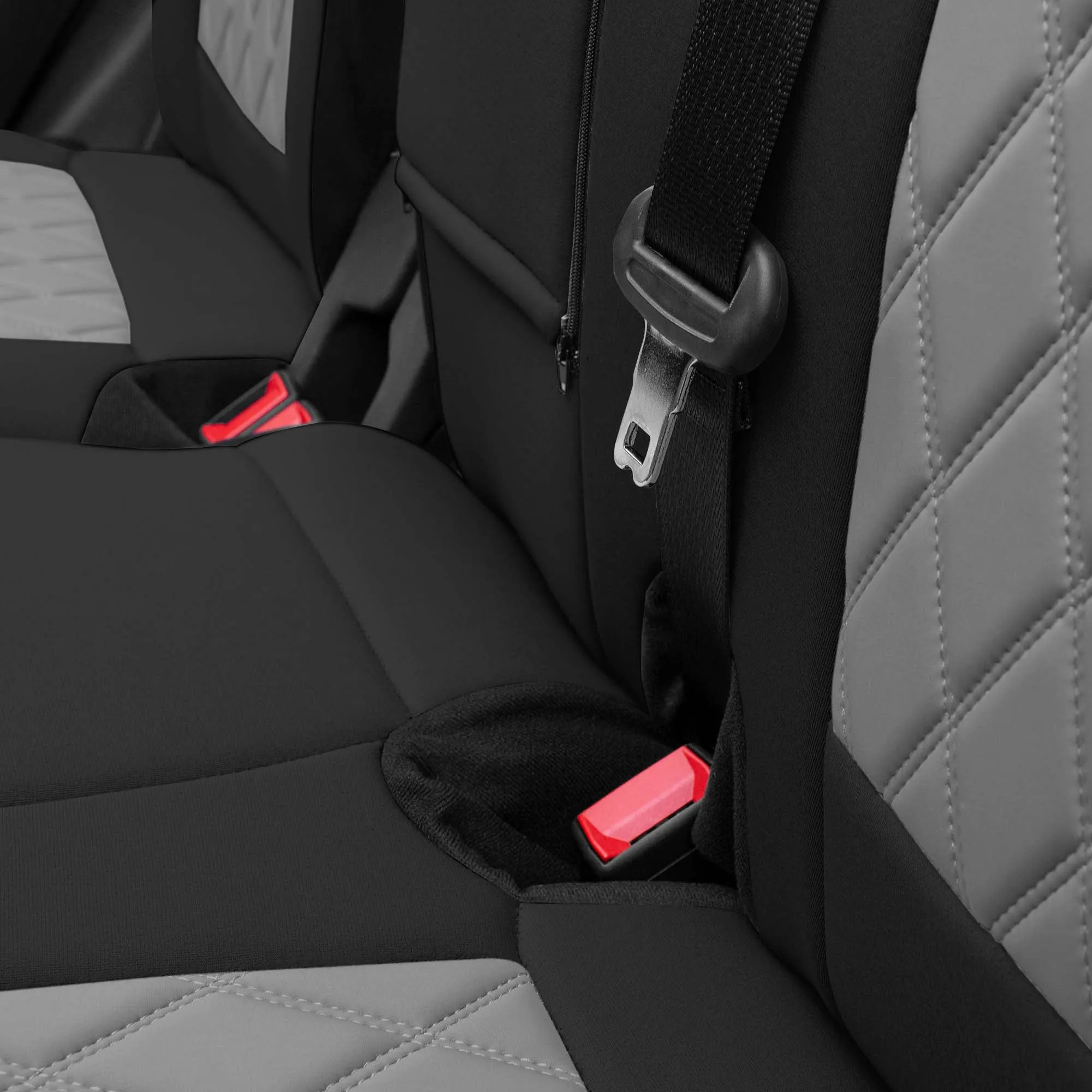 Ford Bronco Full Size SUV 2021-2024 - Rear Set Seat Covers  - Gray Ultraflex Neoprene