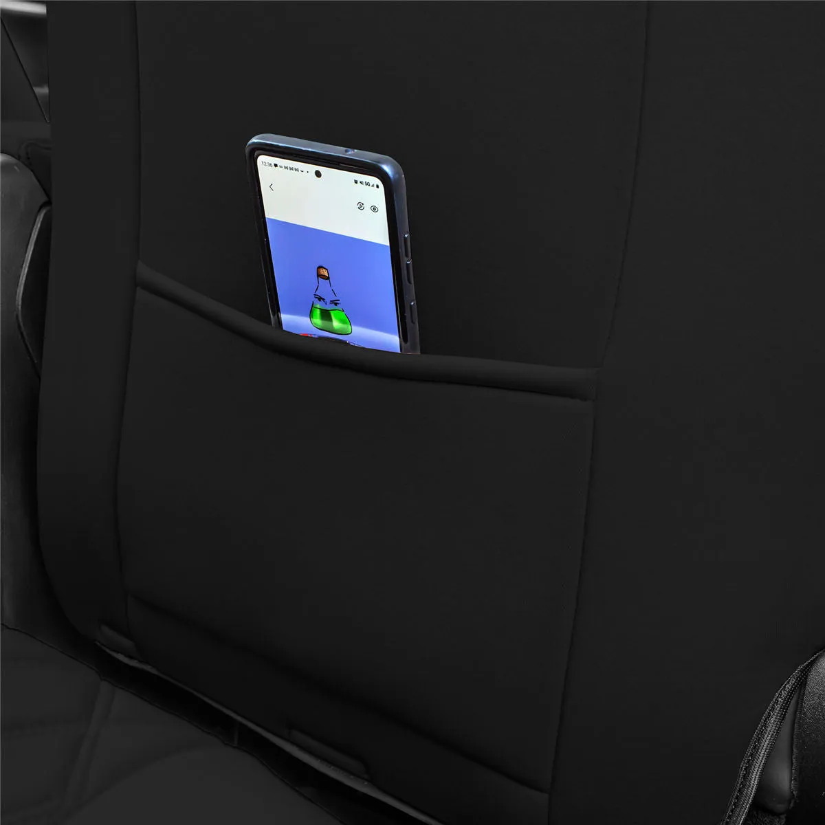 Ford Bronco Sport 2021-2024 - Front Set Seat Covers  -  Black Ultraflex Neoprene