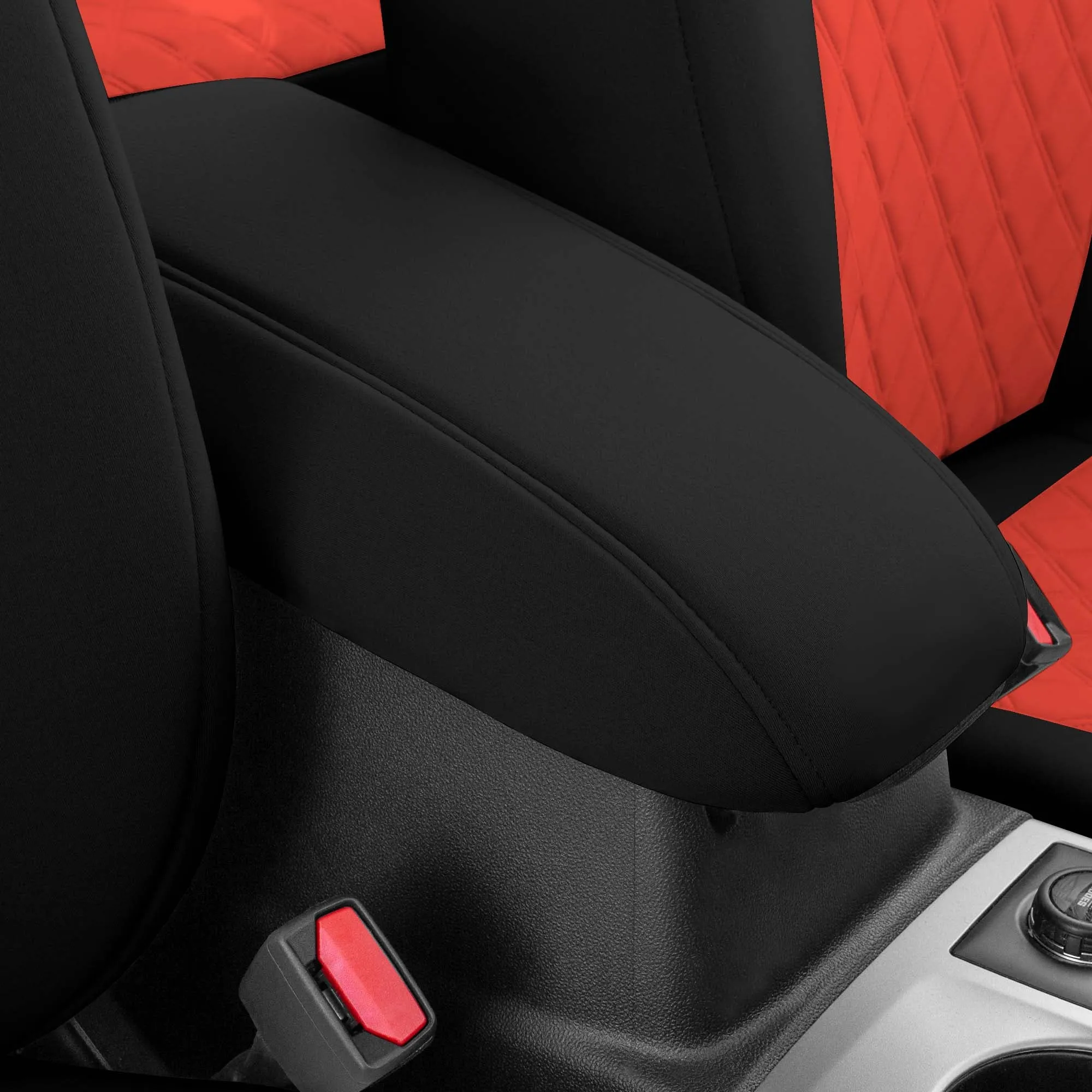 Ford Bronco Sport 2021-2024 - Full Set Seat Covers  -  Red Ultraflex Neoprene