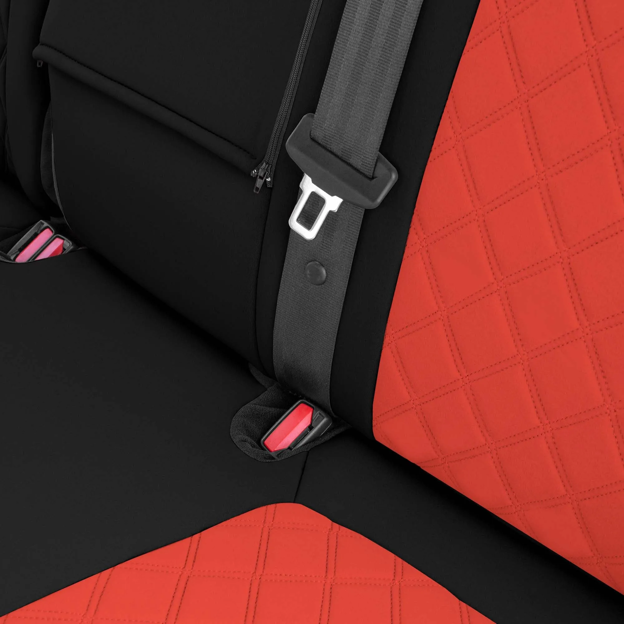 Ford Bronco Sport 2021-2024 - Full Set Seat Covers  -  Red Ultraflex Neoprene