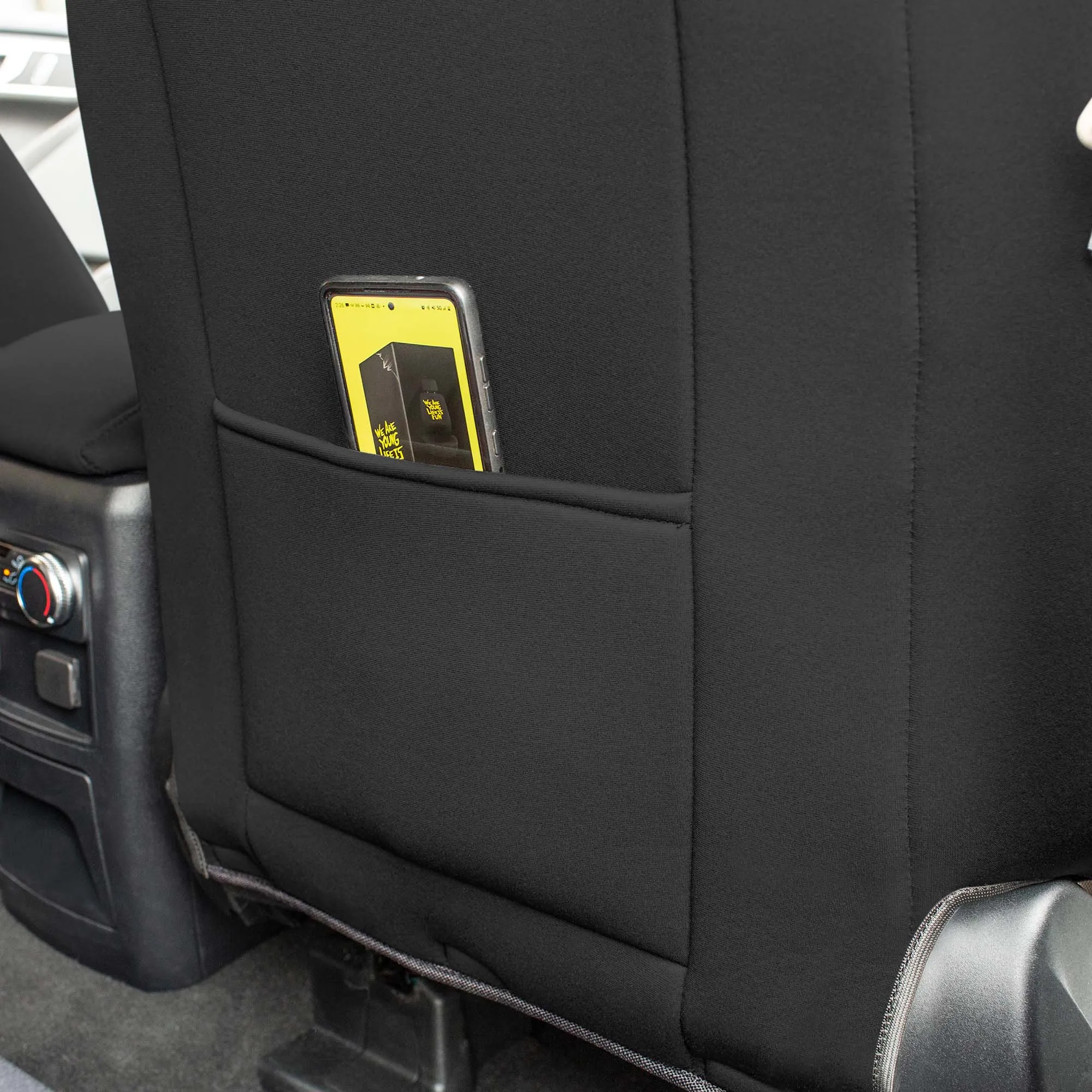 Ford Explorer Base 2020-2024  - Front Set Seat Covers  -  Beige Ultraflex Neoprene