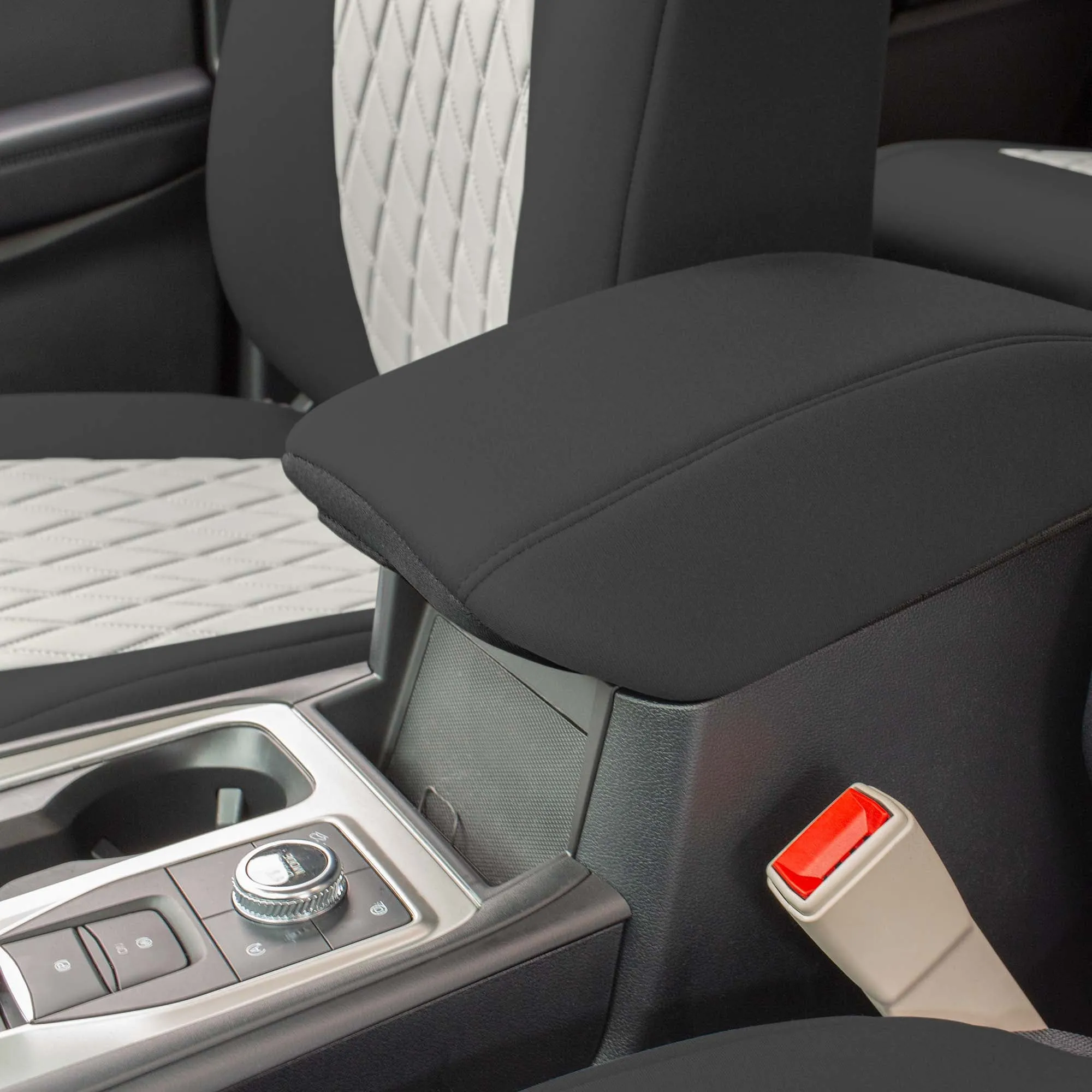 Ford Explorer Base 2020-2024  - Front Set Seat Covers  -  Beige Ultraflex Neoprene