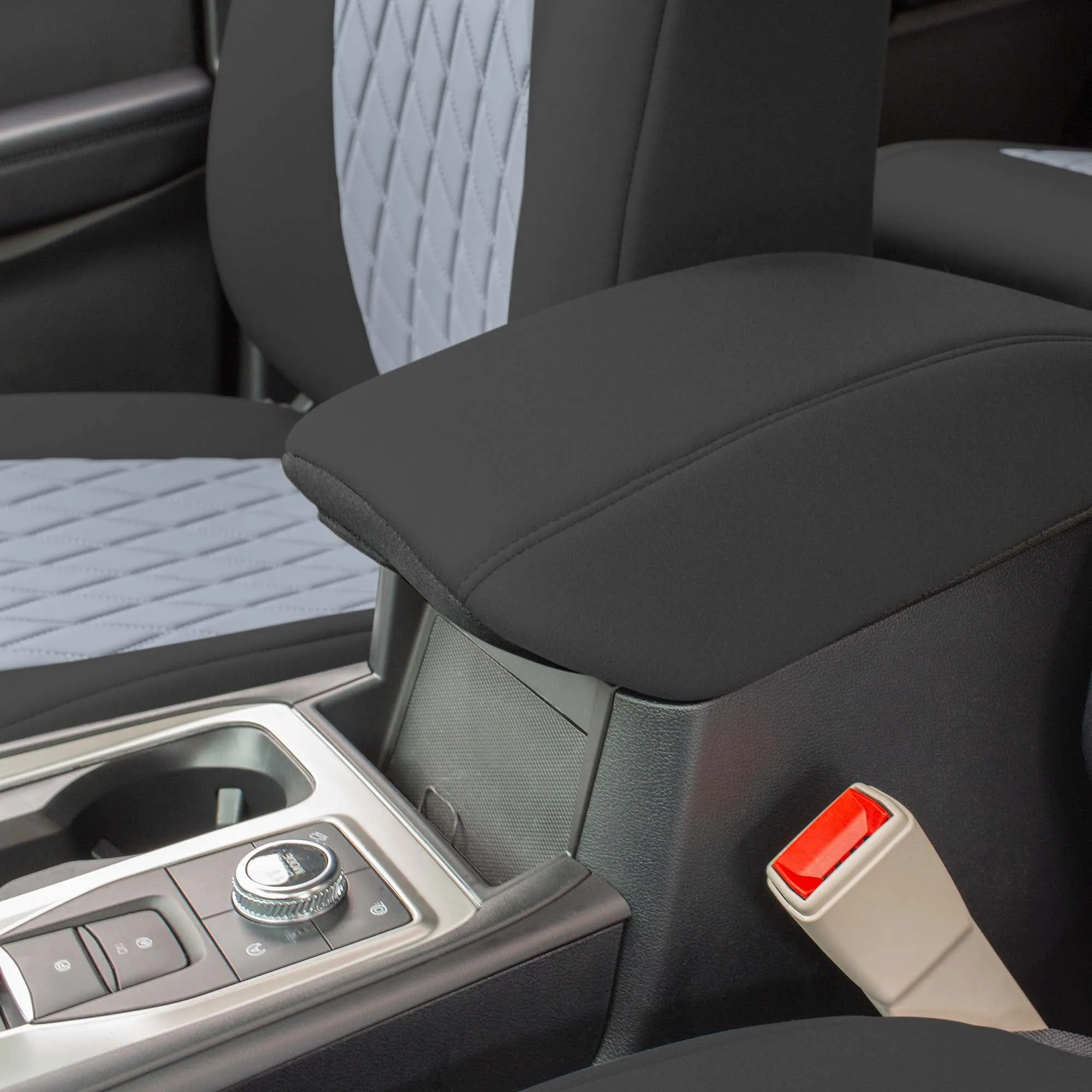 Ford Explorer Base 2020-2024  - Front Set Seat Covers  -  Gray Ultraflex Neoprene