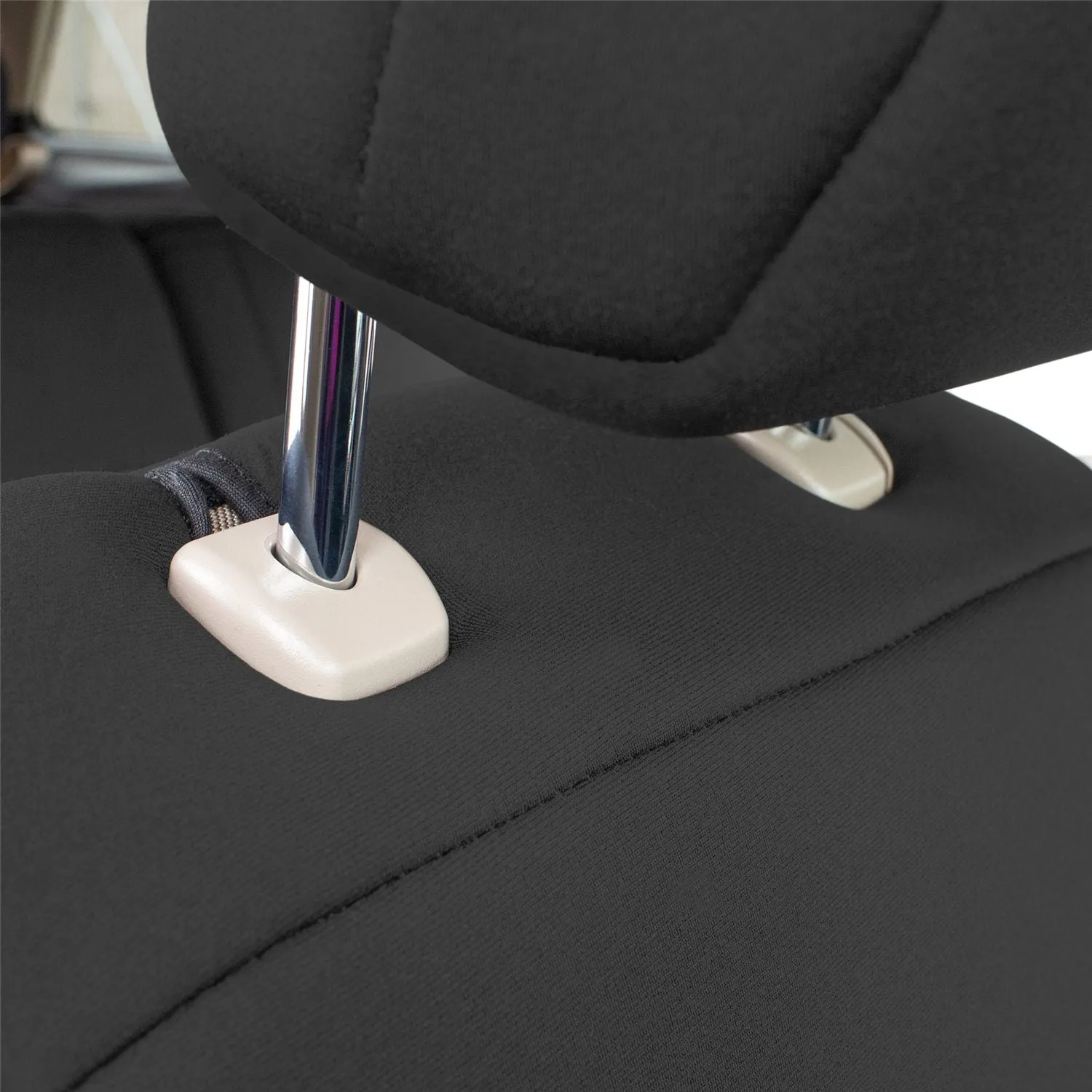 Ford Explorer Base 2020-2024  - Full Set Seat Covers  -  Black Ultraflex Neoprene