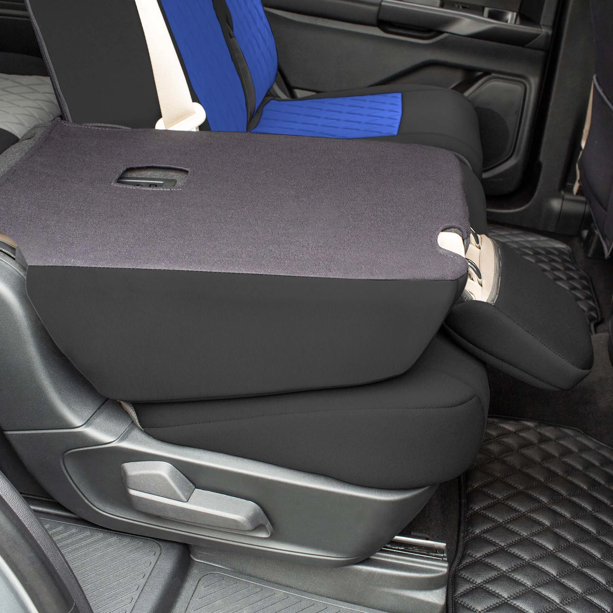 Ford Explorer Base 2020-2024  - Full Set Seat Covers  -  Blue Ultraflex Neoprene
