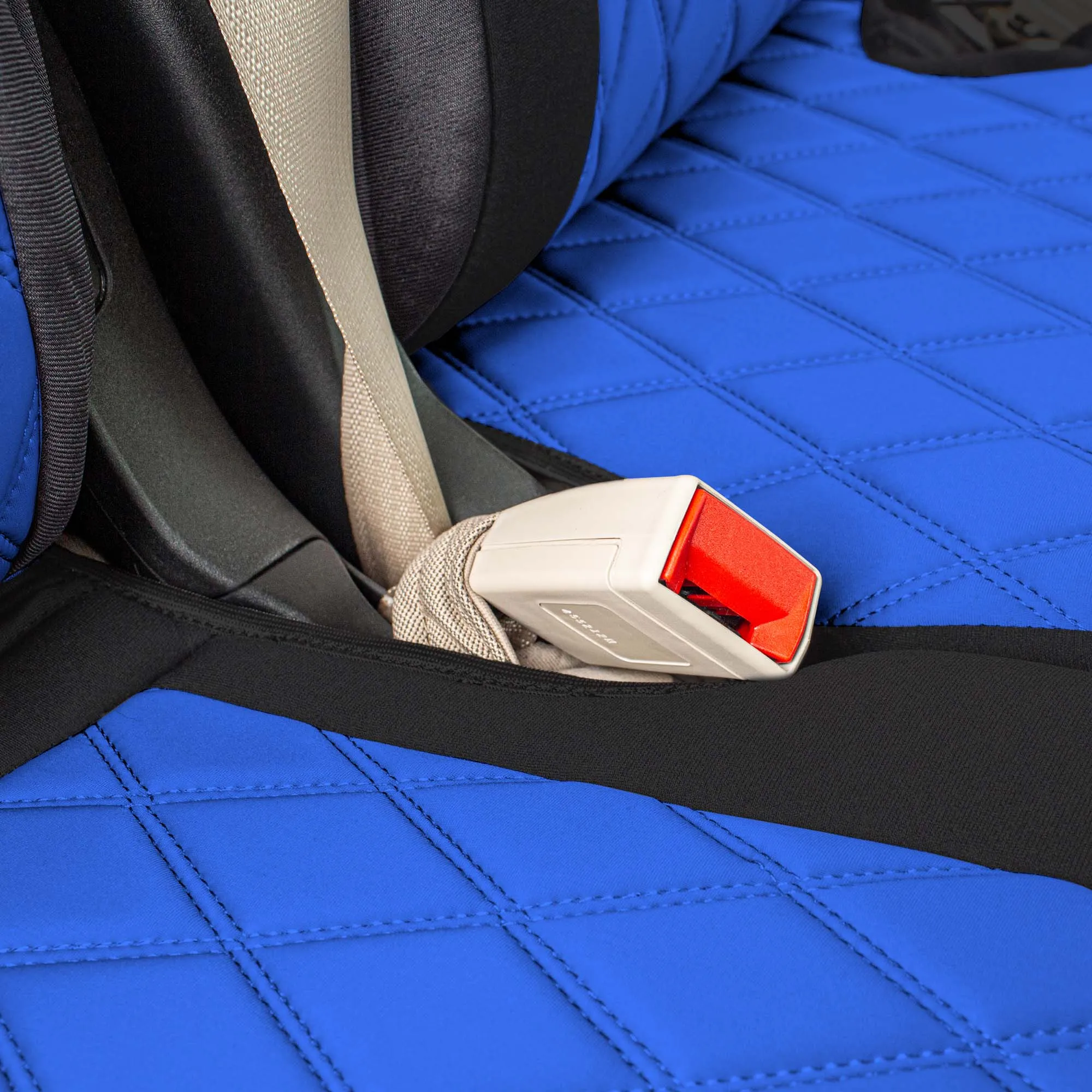 Ford Explorer Base 2020-2024  - Full Set Seat Covers  -  Blue Ultraflex Neoprene