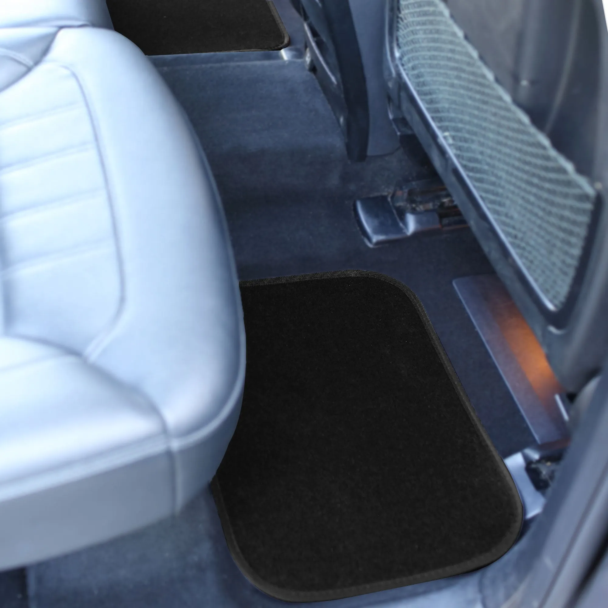 Galaxy13 Metallic Stripe Non-Slip Carpet Floor Mats - Full Set Blue