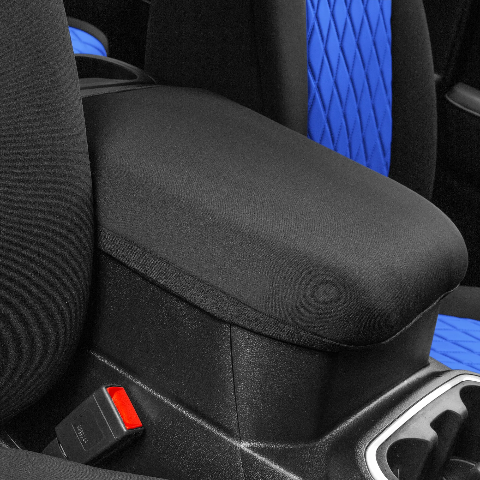 GMC Sierra 1500 2500HD 3500HD SLE Base  2019-2023 - Full Set Seat Covers - Blue Ultraflex Neoprene