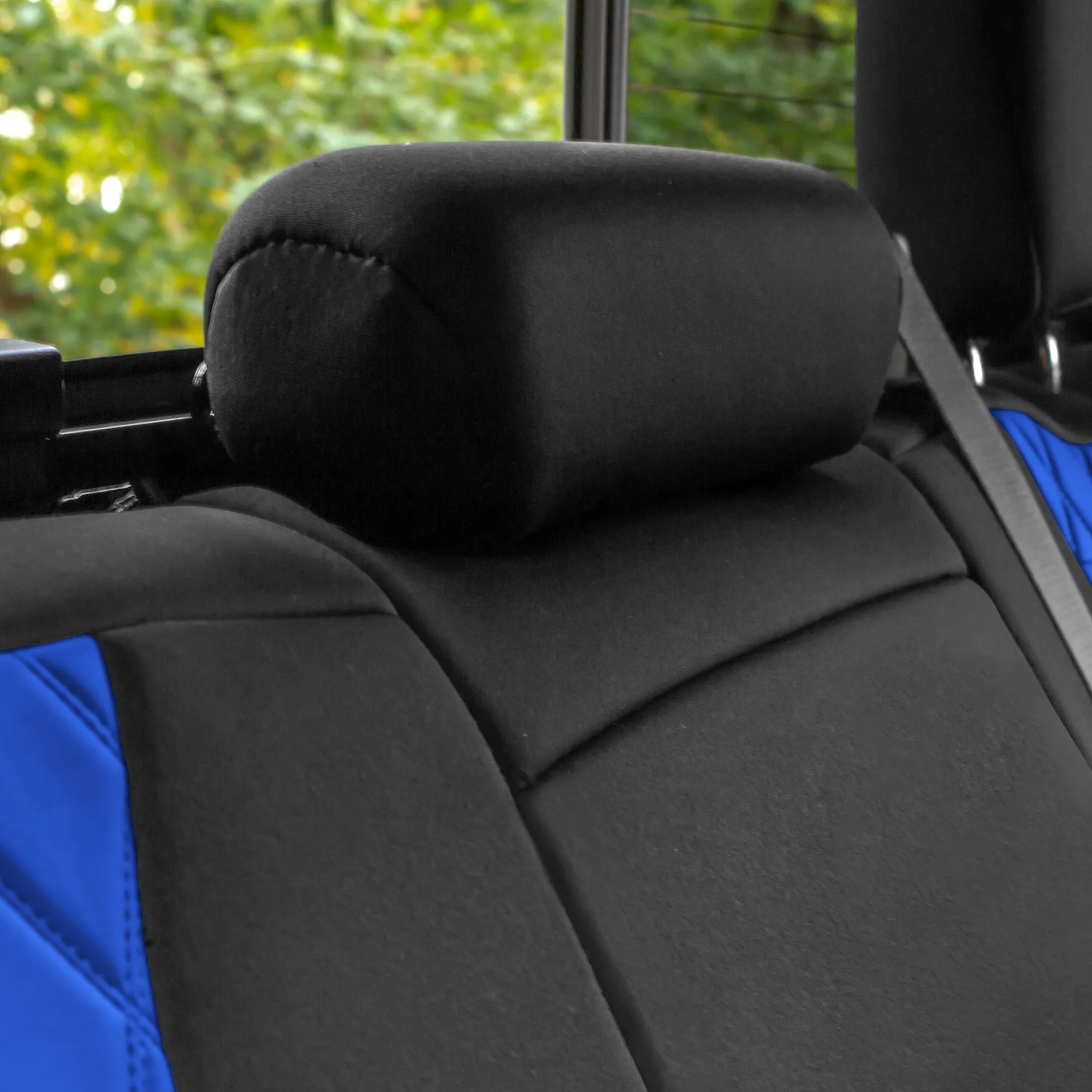 GMC Sierra 1500 2500HD 3500HD SLE Base  2019-2023 - Full Set Seat Covers - Blue Ultraflex Neoprene