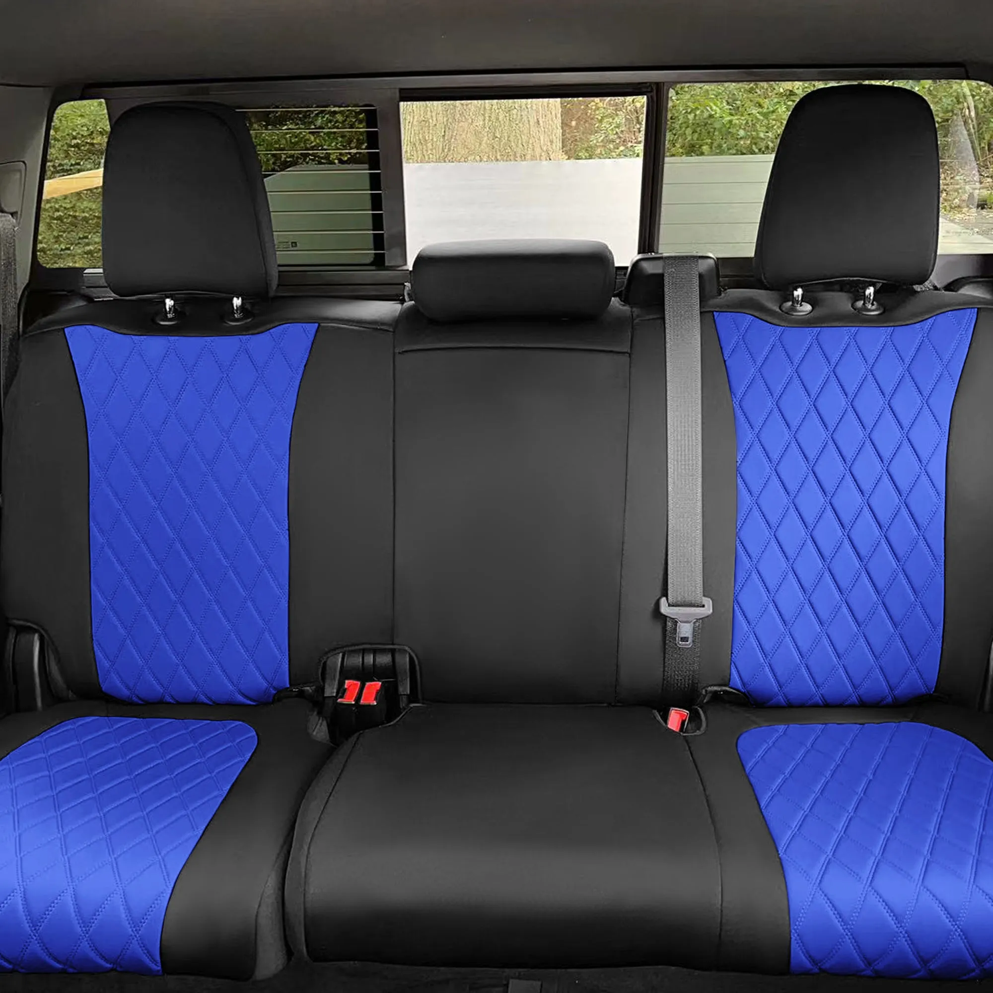 GMC Sierra 1500 2500HD 3500HD SLE Base  2019-2023 - Full Set Seat Covers - Blue Ultraflex Neoprene