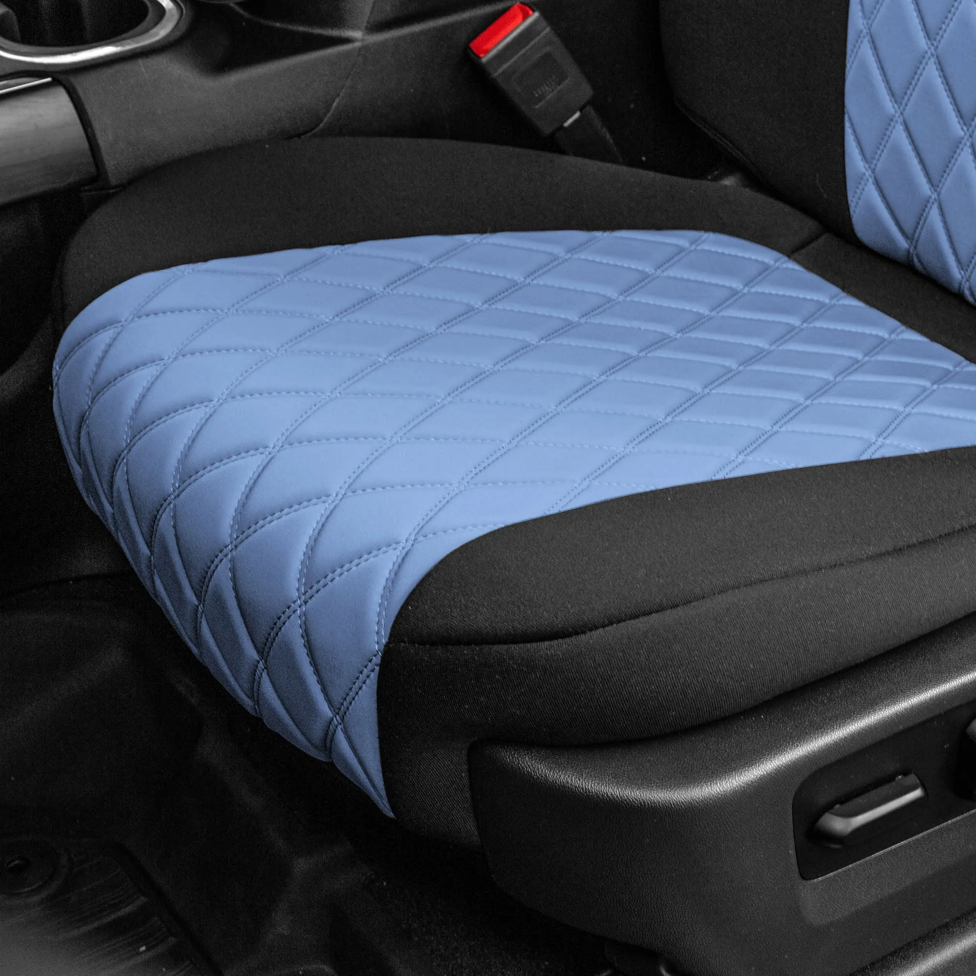 GMC Sierra 1500 2500HD 3500HD SLT | AT4 | DENALI 2019-2023 - Front Set Seat Covers - Blue Ultraflex Neoprene