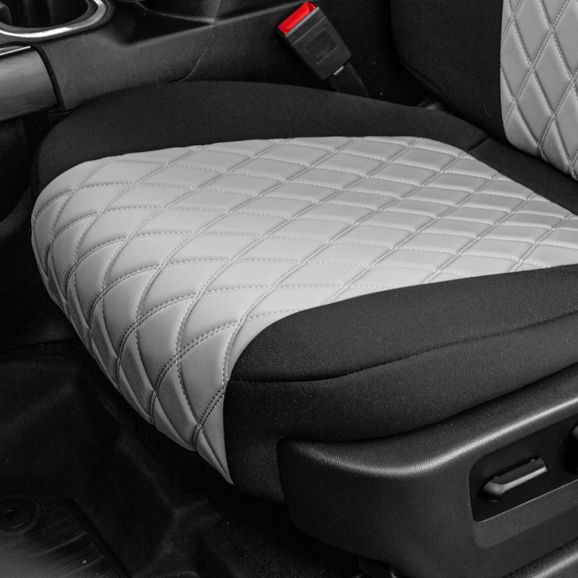 GMC Sierra 1500 2500HD 3500HD SLT | AT4 | DENALI 2019-2023 - Full Set Seat Covers - Gray Ultraflex Neoprene