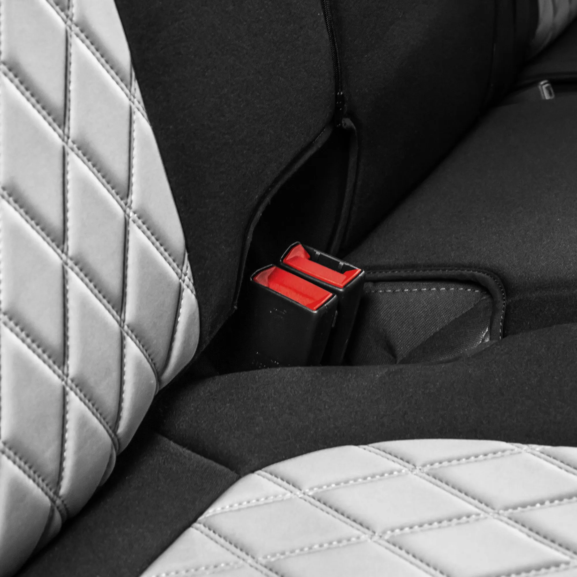 GMC Sierra 1500 2500HD 3500HD SLT | AT4 | DENALI 2019-2023 - Full Set Seat Covers - Gray Ultraflex Neoprene