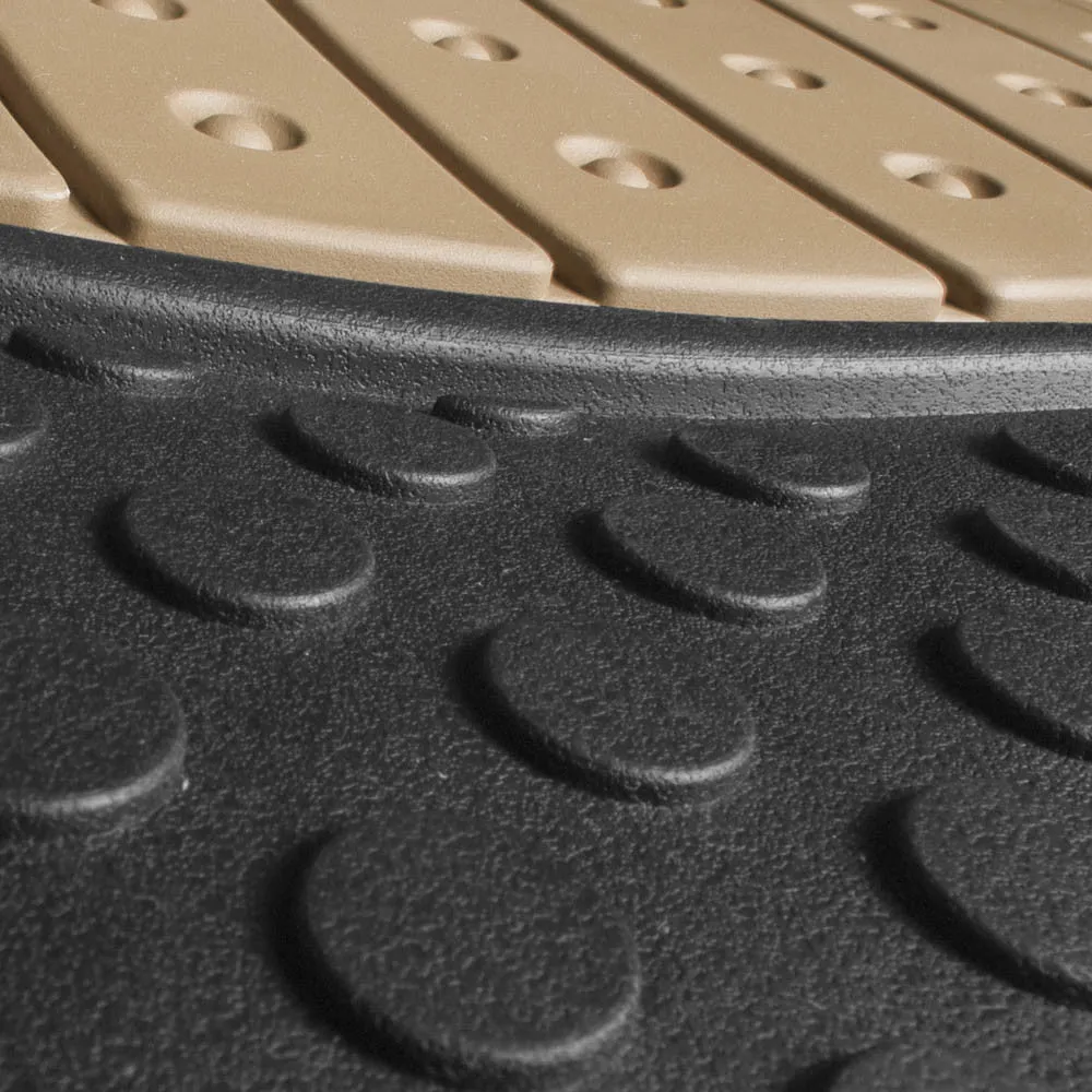 Heavy Duty ClimaProof Trimmable Touchdown Non-Slip Rubber Floor Mats Beige