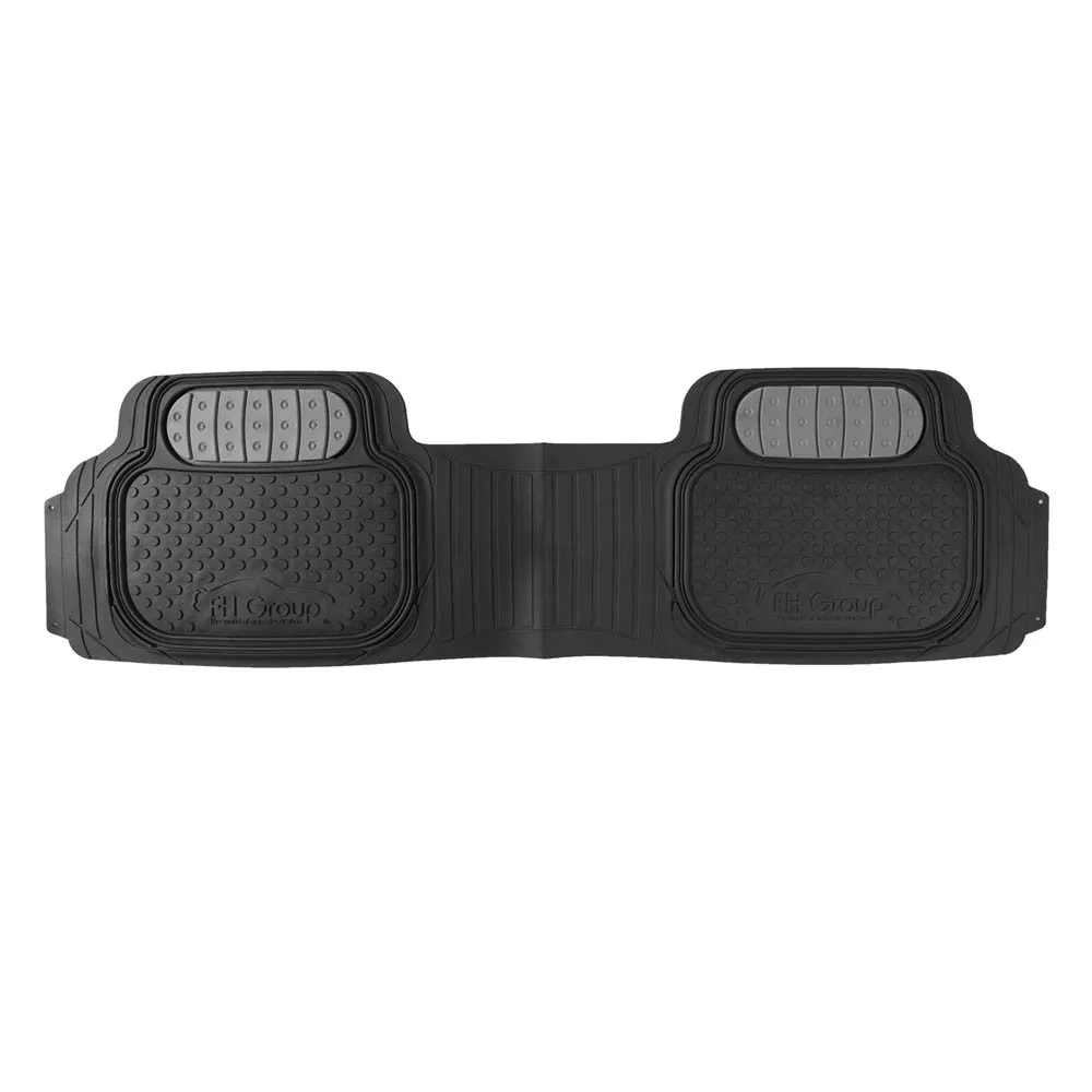 Heavy Duty ClimaProof Trimmable Touchdown Non-Slip Rubber Floor Mats Gray