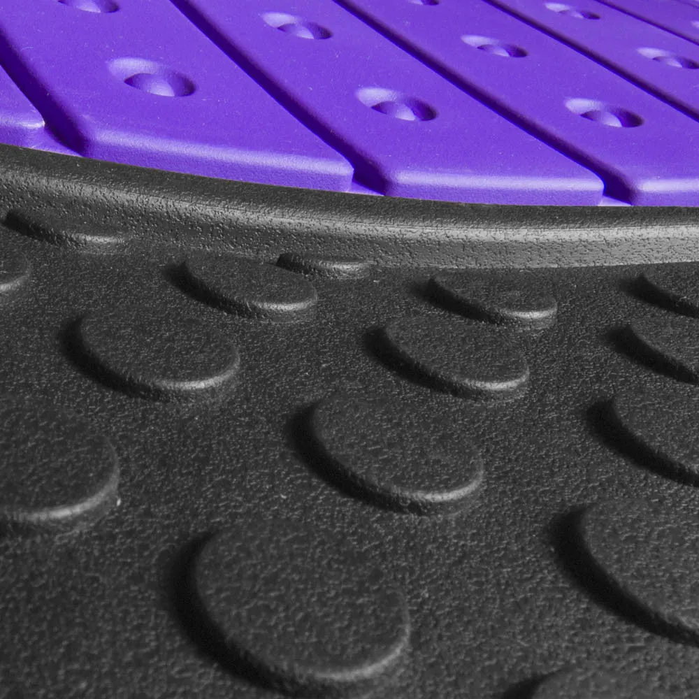 Heavy Duty ClimaProof Trimmable Touchdown Non-Slip Rubber Floor Mats Purple