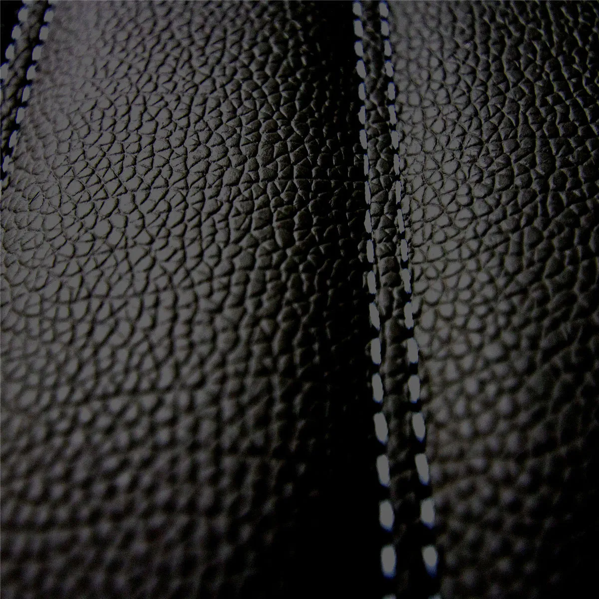 Heavy Duty Non-Slip Faux Leather Floor Mats - Full Set Black