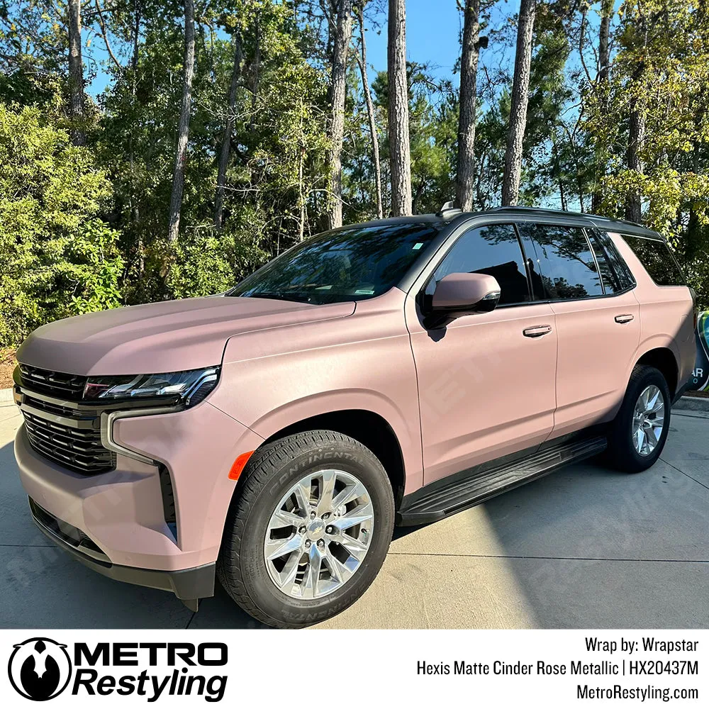 Hexis Matte Cinder Rose Metallic Vinyl Wrap | HX20437M