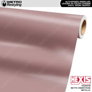 Hexis Matte Cinder Rose Metallic Vinyl Wrap | HX20437M
