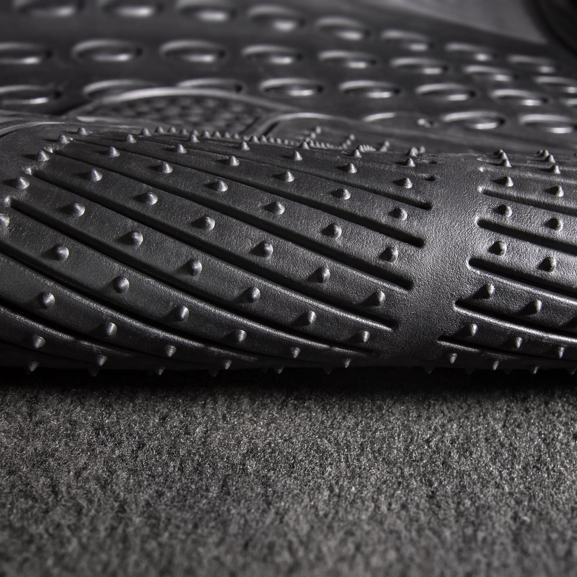 High Quality ClimaProof Trimmable Non-Slip Vinyl Floor Mats - Full Set Black