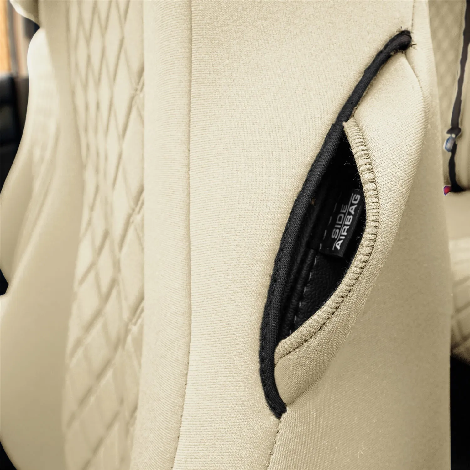 Honda Accord 2018 - 2022 Sport | Sport SE | EX| EX-L | Touring - Full Set Seat Covers - Beige Ultraflex Neoprene