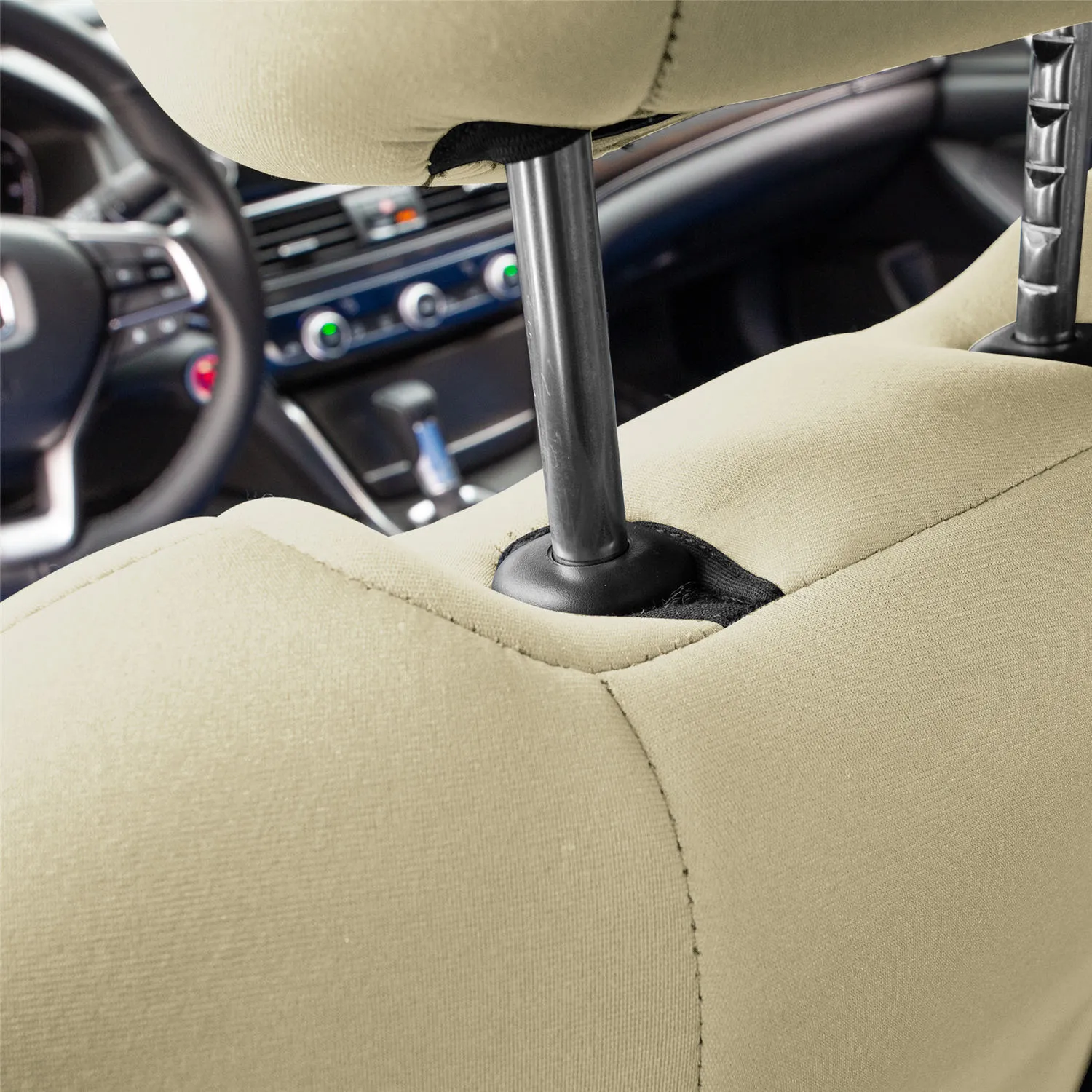 Honda Accord 2018 - 2022 Sport | Sport SE | EX| EX-L | Touring - Full Set Seat Covers - Beige Ultraflex Neoprene