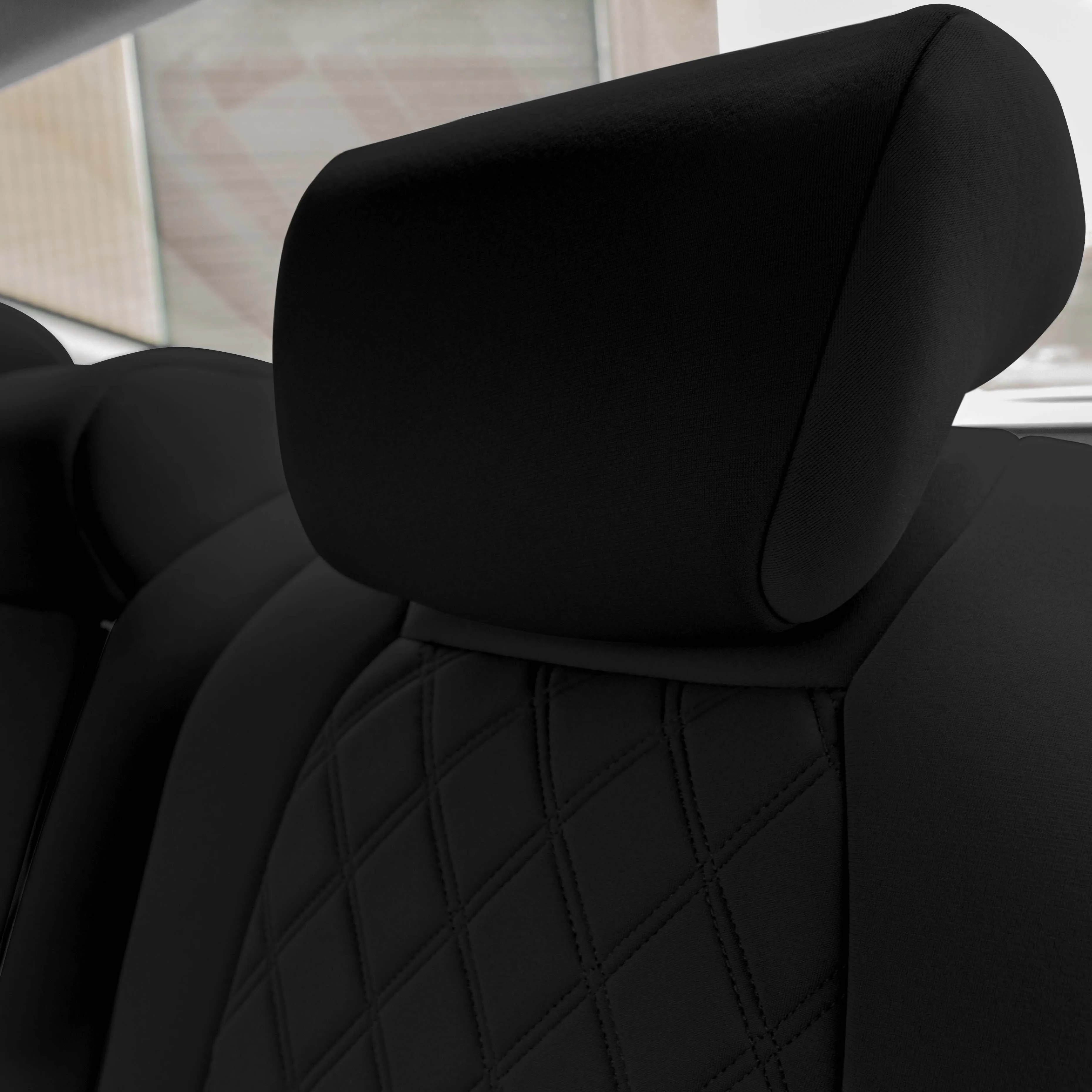 Honda Accord 2018 - 2022 Sport | Sport SE | EX| EX-L | Touring - Full Set Seat Covers - Black Ultraflex Neoprene