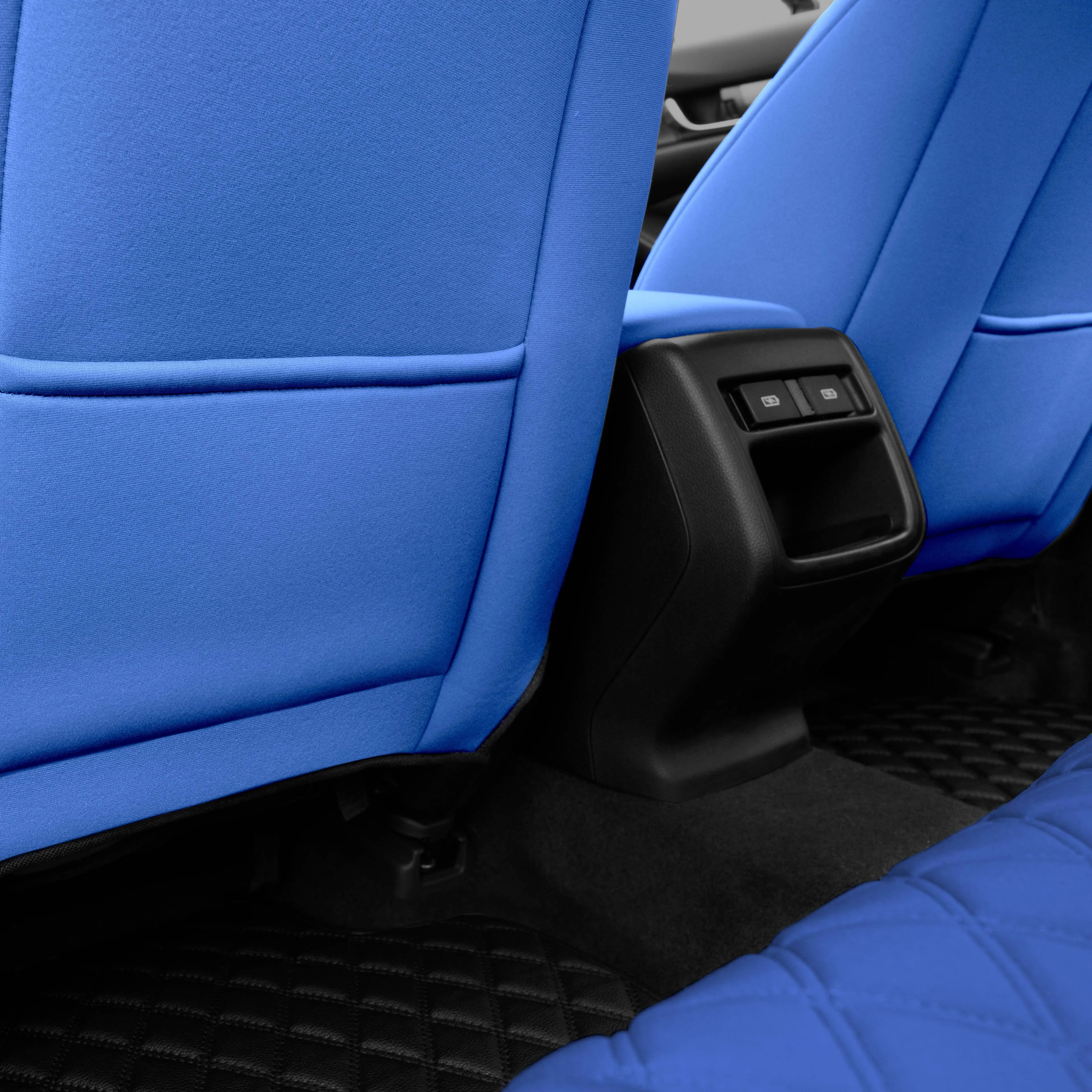 Honda Accord 2018 - 2022 Sport | Sport SE | EX| EX-L | Touring - Full Set Seat Covers - Solid Blue Ultraflex Neoprene